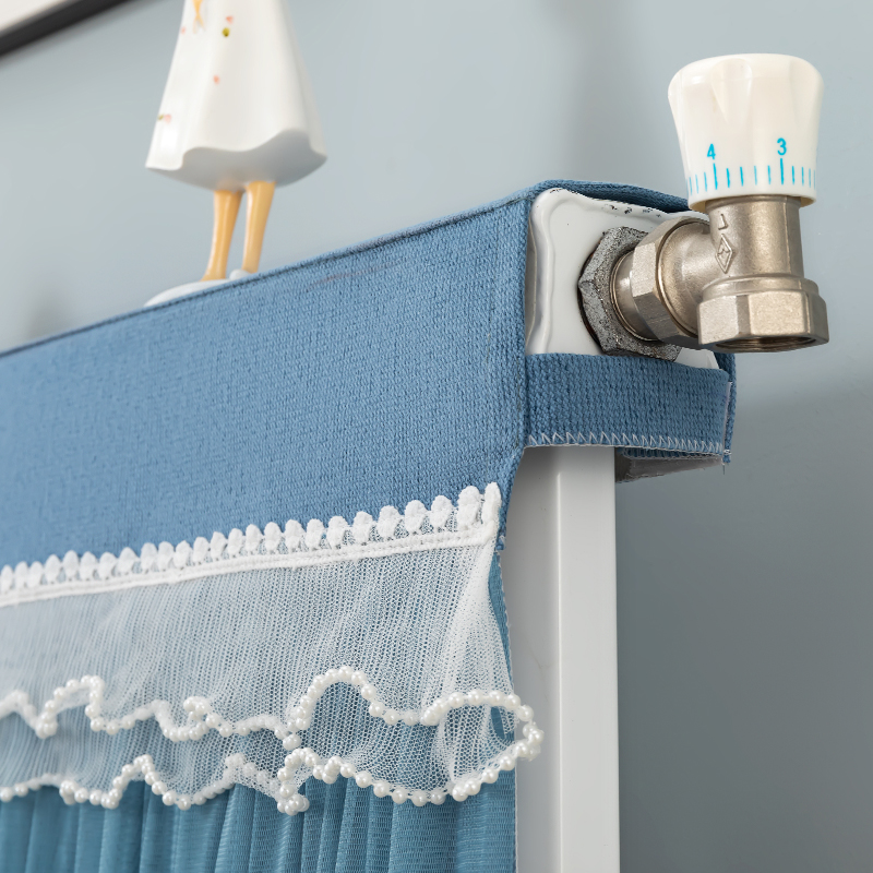 不透色暖气片防尘罩遮挡装饰罩老式暖气片罩防熏黑墙蕾丝家用简约