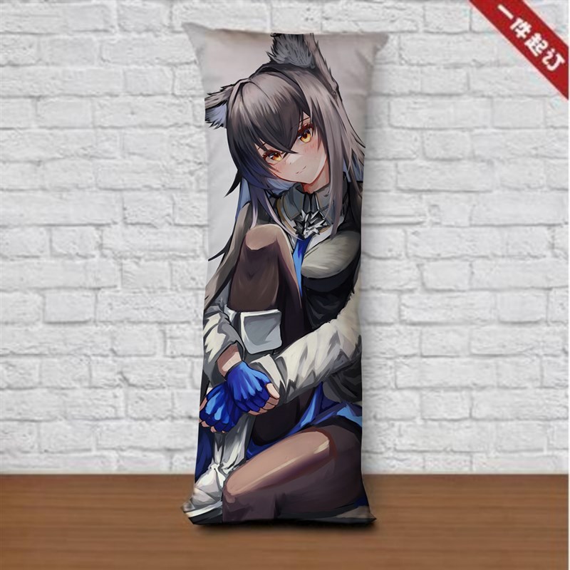 明日方舟缄默德克萨斯等身抱枕来图定制面含芯长条宿舍沙发靠垫