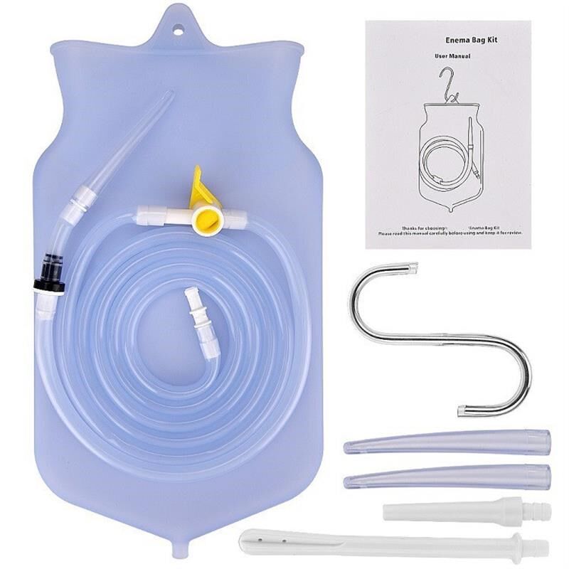 硅胶灌肠袋清洗器冲洗器