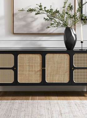 柜子贴纸翻新家具藤编壁纸自粘衣柜改造桌面壁纸防水防潮卧室装饰