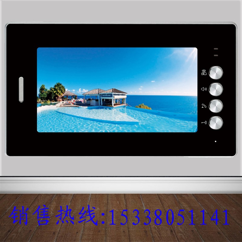 新款 7寸彩色楼宇对讲分机 可视对讲门铃 可视室内机 可视门铃