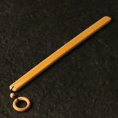 精品纯手工精磨天然十几年老玉竹戒尺文玩竹制素面教鞭文玩手把件