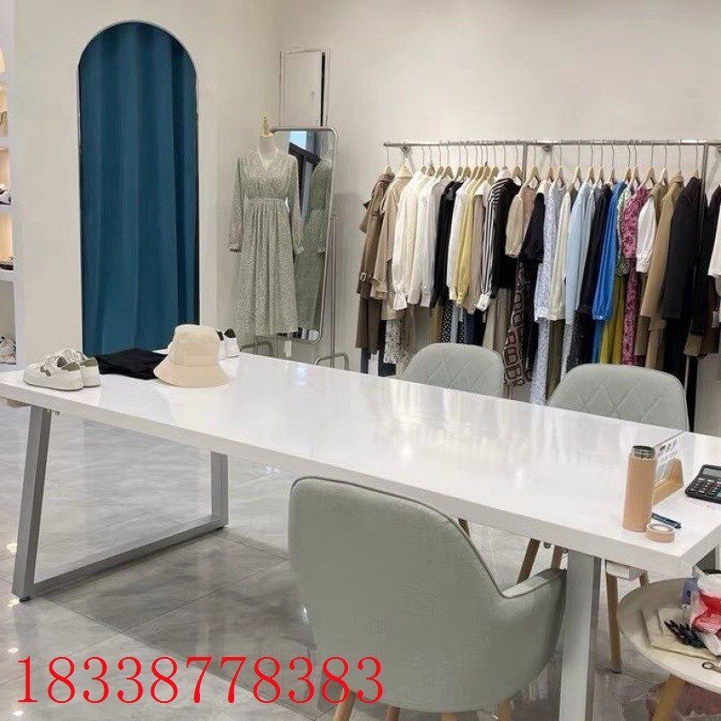 实木会议桌长桌简约现代简易办公桌椅组合条形培训桌电脑桌长条桌