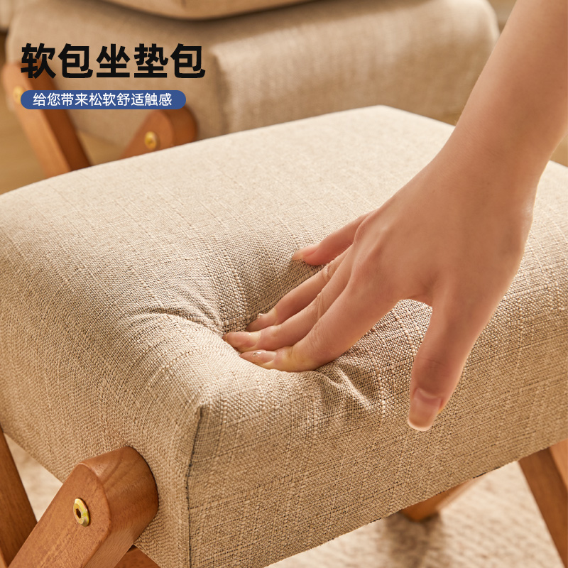 家用小型沙发凳舒适久坐儿童软包凳圆凳小矮凳客厅茶几凳坐凳