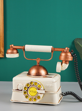 老式复古电话机座机道具摄影拍照民国时期的老上海民国风装饰摆件