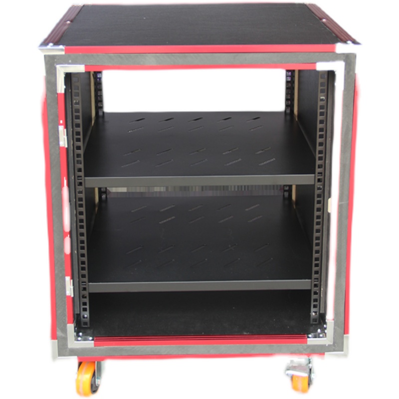 U层防震航空箱机柜1U门功放调音台U舞台演出设备箱
