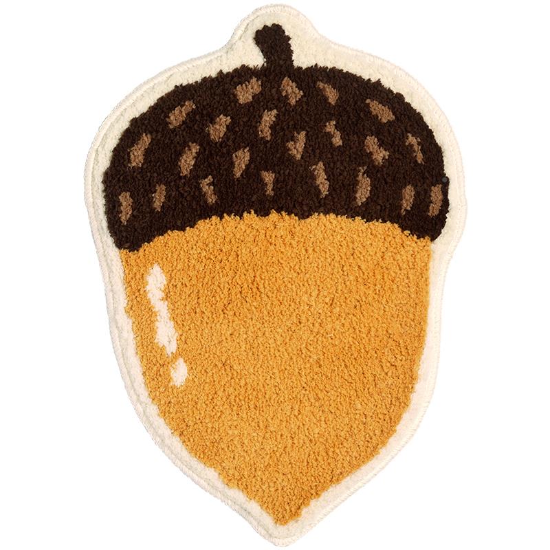 暖藻 可爱果家松用卫生间FM0552A浴室tuftng吸水地i垫防滑撸猫感