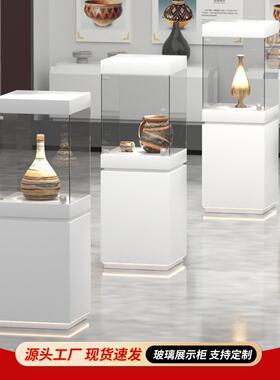 博台物馆玻璃展示柜 古董瓷器玻柜 QXE/（免璃漆烤漆）可定制