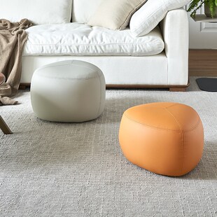 客厅坐墩小凳子创意茶几矮凳家用皮墩子沙发凳软包入户换鞋凳脚凳