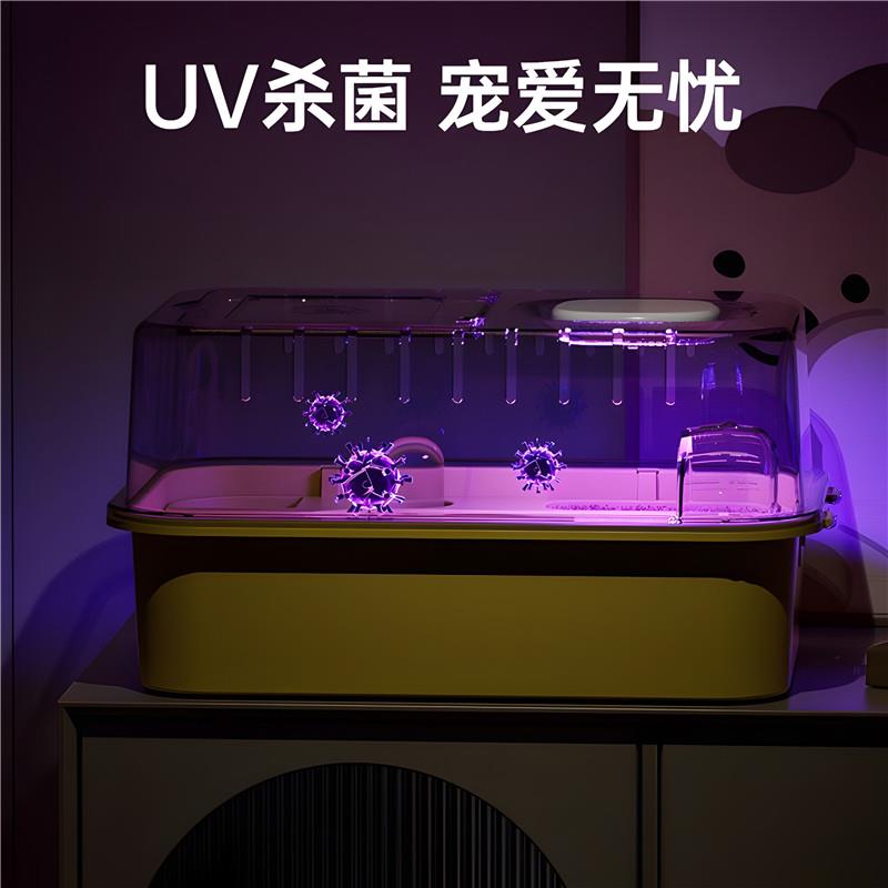两只仓鼠共同笼子金丝熊专用超大别墅豪华便宜大的亚克力窝防越狱图片
