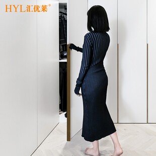 拉丝古铜拉手威法金柜门隐形轻奢橱柜缝夹加宽38mm咖啡古抽屉把手