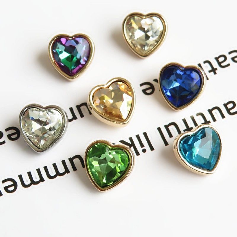 金属钻扣衬衫扣时尚爱心桃精致纽扣针织开衫裙子雪纺真丝上衣装饰,居家布艺,纽扣,淘宝优惠券,粉丝福利购,淘宝优惠卷