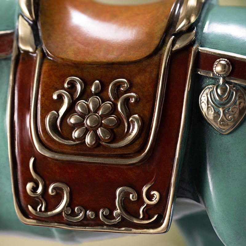 朱炳仁铜 壮志凌云客厅装饰马摆件家居饰品办公桌摆件办公室摆件