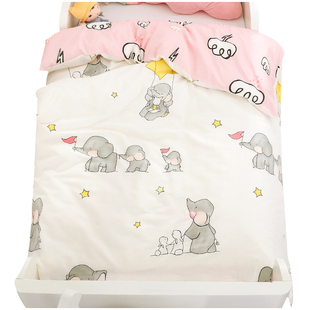 定做儿童被套单件纯棉婴儿幼儿园120x150宝宝小孩1.5米单人被罩冬