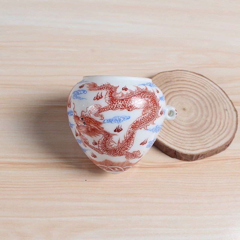 景德镇华胜堂粉彩手绘双龙戏珠三件套中号鸡心画眉缸鸟缸鸟笼配件,宠物/宠物食品及用品,鸟禽喂食器/喂水器,淘宝优惠券,粉丝福利购,淘宝优惠卷