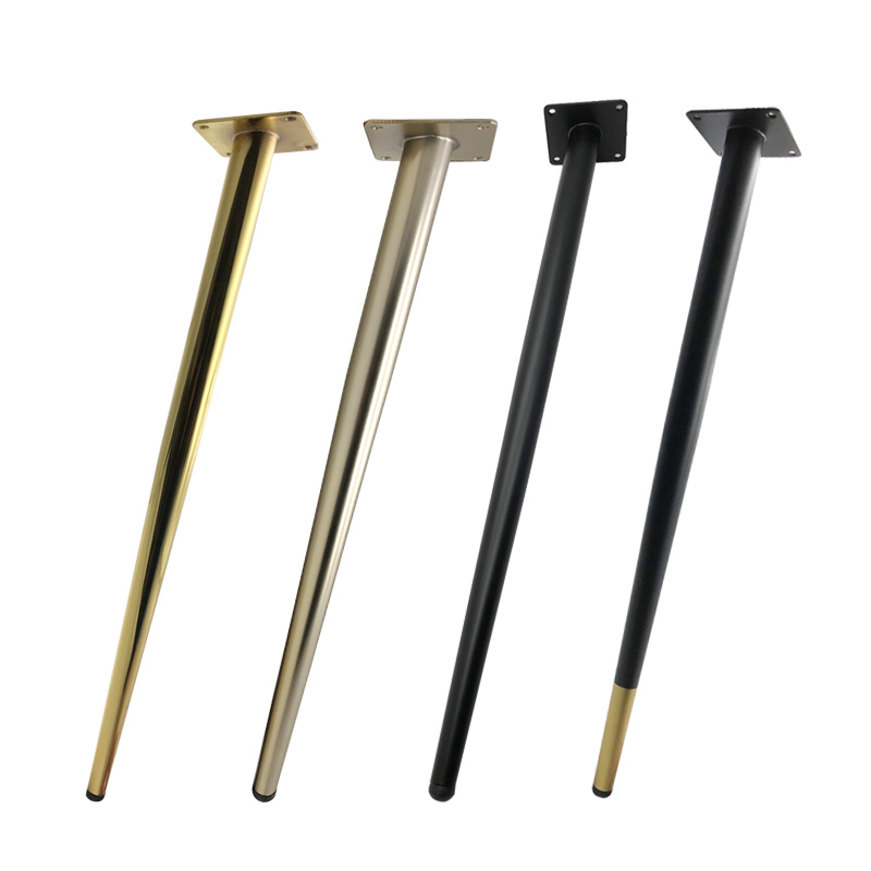 金属桌腿茶几长脚梳妆台柜腿椅脚五金脚办公桌支架50cm60公分72厘