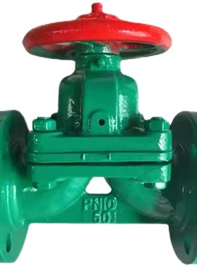 G41J-10电厂衬胶隔膜阀法兰衬胶隔膜阀DN253240506580100150200