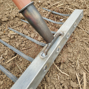 耙子多齿松土整平家用种菜种地农用铁耙子九齿钉耙农具工具大全
