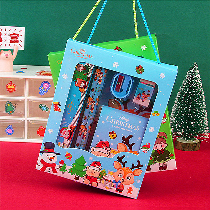 圣诞节礼物小学生奖励小礼品实用文具礼盒套装幼儿园儿童学习用品