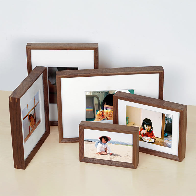 实木相框摆台洗照片做成相框打印冲印相片宝宝儿童照6寸a4木质8寸