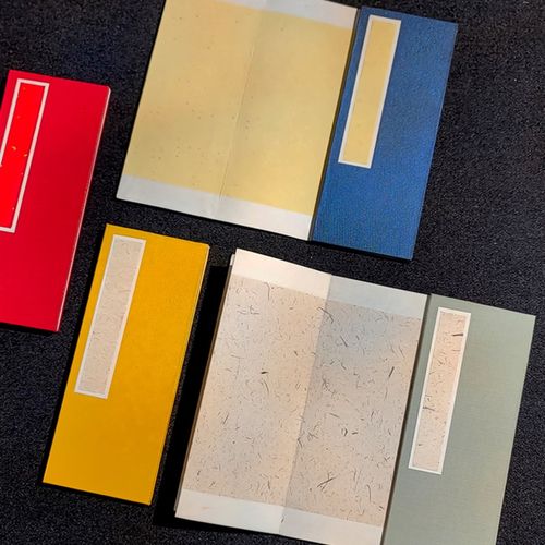 【可定制】小折页折子本宣纸空白册页半生熟酒水菜单菜谱婚书嘉宾