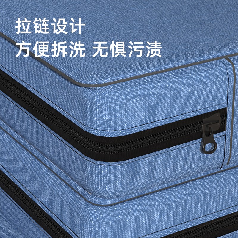 午睡垫折叠床垫可拆洗打地铺午休办公室榻榻米垫子学生宿舍加厚垫