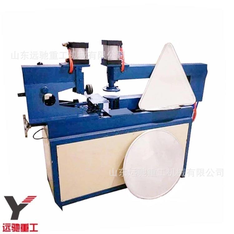 气缸压料路标切圆压边机 交通市政标牌滚边机 反光路标成型设备