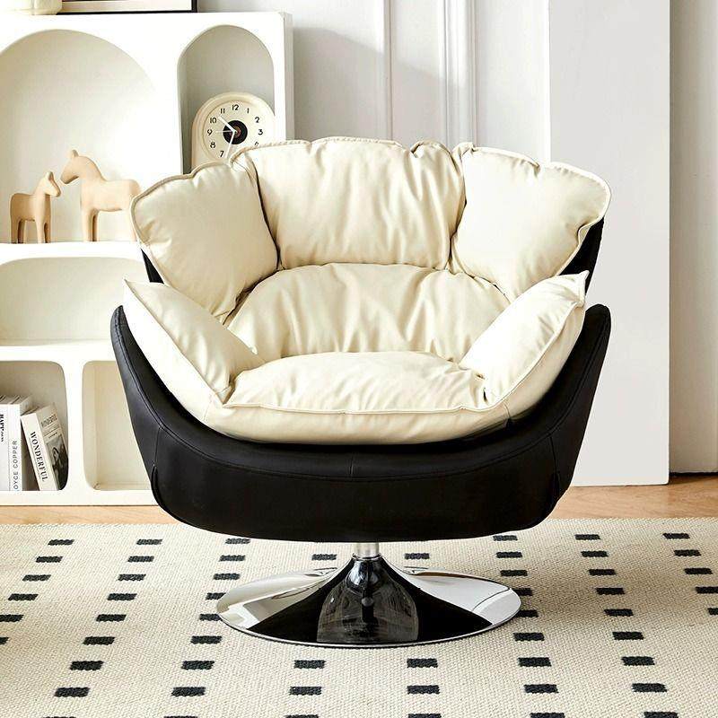 意式设计师单人旋转沙发椅家用现代简约阳台客厅懒人沙发休闲椅子,鲜花速递/花卉仿真/绿植园艺,割草机/草坪机,淘宝优惠券,粉丝福利购,淘宝优惠卷