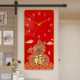 新款 挂钟客厅家用静音钟表挂墙万年历装 饰画石英钟餐厅时钟免打孔