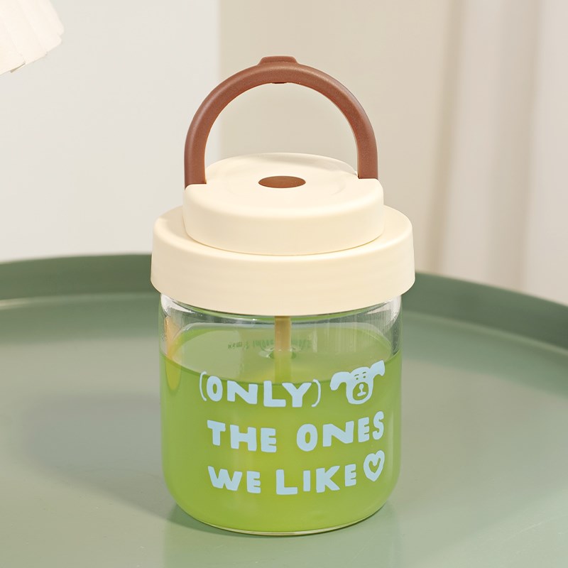 全自动玻璃搅拌杯儿童电动粉奶摇摇杯高硼硅便携蛋白粉奶昔水杯子