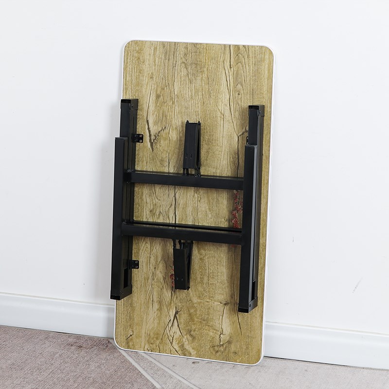 家用小折叠桌子 简易折叠桌 长方形出租屋用 折叠桌长方形