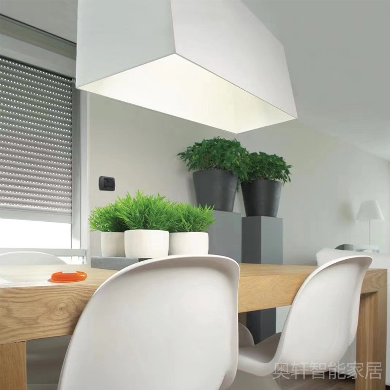 防盗卷帘窗帘安装外遮阳卷帘窗百叶阳台商场电动升降卷帘门智能