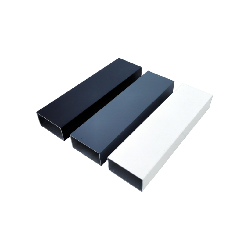 哑光黑色磨砂铝合金方管20*10*1mm空心矩形铝管铝方管方通铝型材
