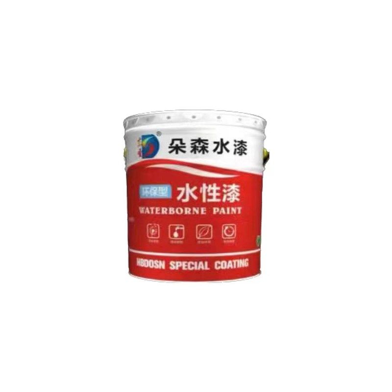 东圣快干水性架管漆工地防锈金属水漆扣件轮扣中黄黑色水性漆20kg