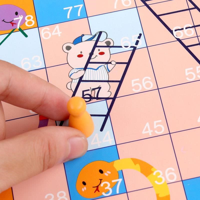 飞行棋儿童益智游戏棋类小学生蛇棋多功能亲子互动桌游跳跳棋