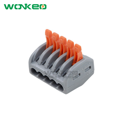 PCT-15电线连接器100只软硬导线通用快速接线盒 接线端子222-15