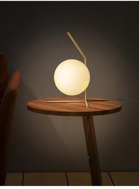 现代电T8860/A镀圆球玻护眼台灯酒店装卧饰璃美式台灯简约室E护眼