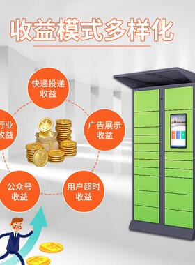智能快KDG递递管家物柜小柜区超市学校双储面驿提站户外自助寄存