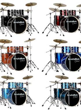 ipu2sen架鼓成爵人子儿童家用士鼓5鼓34镲初学者入门练习专业YJS