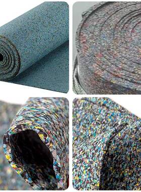 5m308m聚酯发泡橡胶粒减震隔声氨垫地面浮筑楼板工地家颗用隔音地