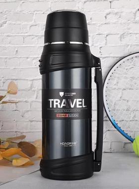 保温壶大容304不锈钢车男载56631壶量水壶瓶学生热水大容量保温