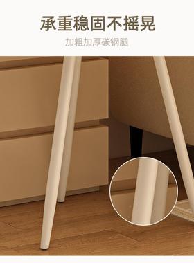 奶油风客厅边家用小圆桌迷你几床头柜台桌简约网红阳子lx100113小