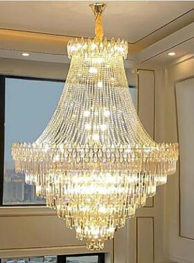 别售墅复式楼客厅吊灯45083轻奢楼大中楼店大堂酒楼部水晶灯