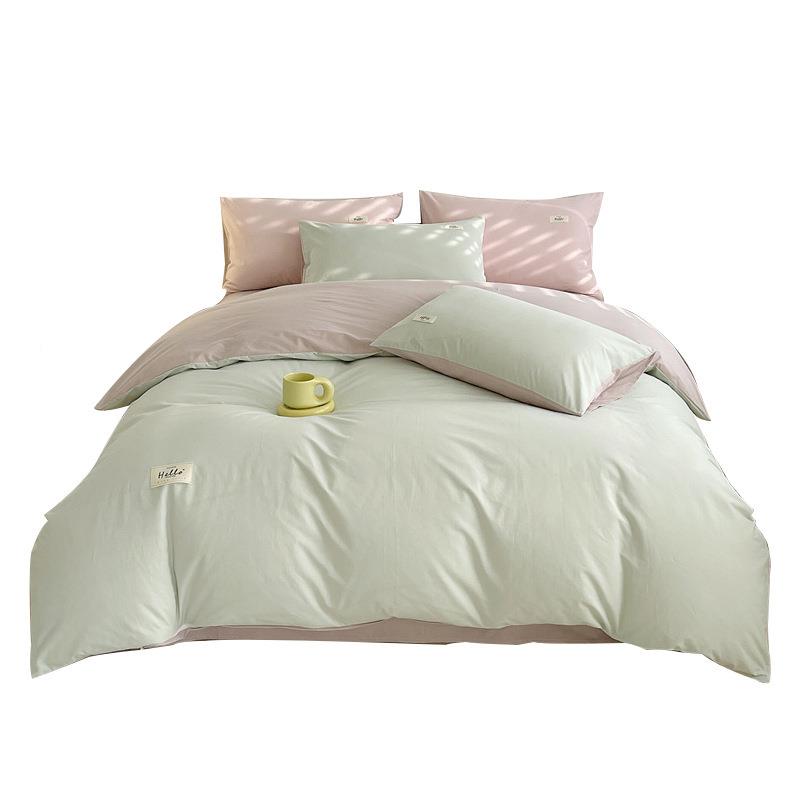 被套单件100棉水全棉150x2纯00x23床单宿舍YXA-2383学生单0人洗棉