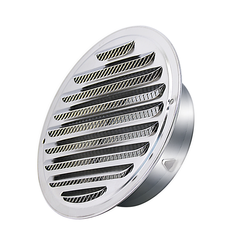 铝合金新风中央空调系统排风出风圆形百叶通风口盖网罩换排气口风