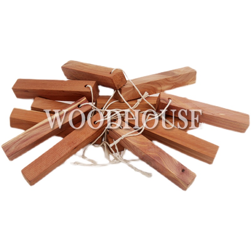 雪松木樟脑丸香樟木衣柜防霉防虫衣物防潮挂木条家用防蛀去味