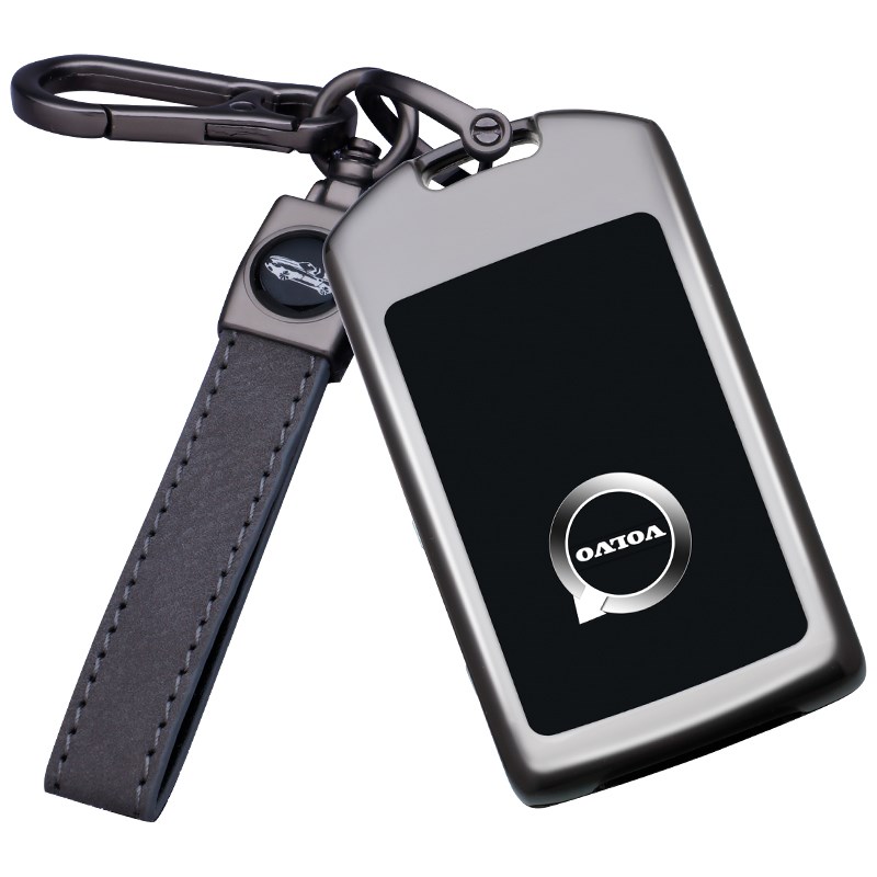 适用沃尔沃xc0钥匙s90s0xc金属xc90v0汽车v90极星保护包扣