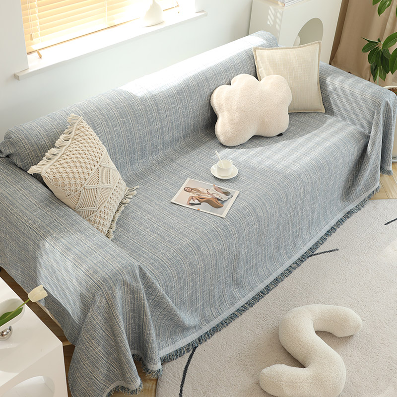 2022新款棉麻沙发巾四季通用沙发布罩防滑坐垫子全铺防猫抓盖布