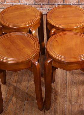 实PNL凳家用凳餐桌子凳板凳圆时尚折叠中式可摞叠餐厅简约现代其