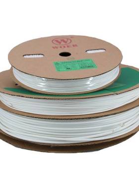 沃尔热缩管白色透明热缩套管绝缘管可代客切管印字号码管WORE